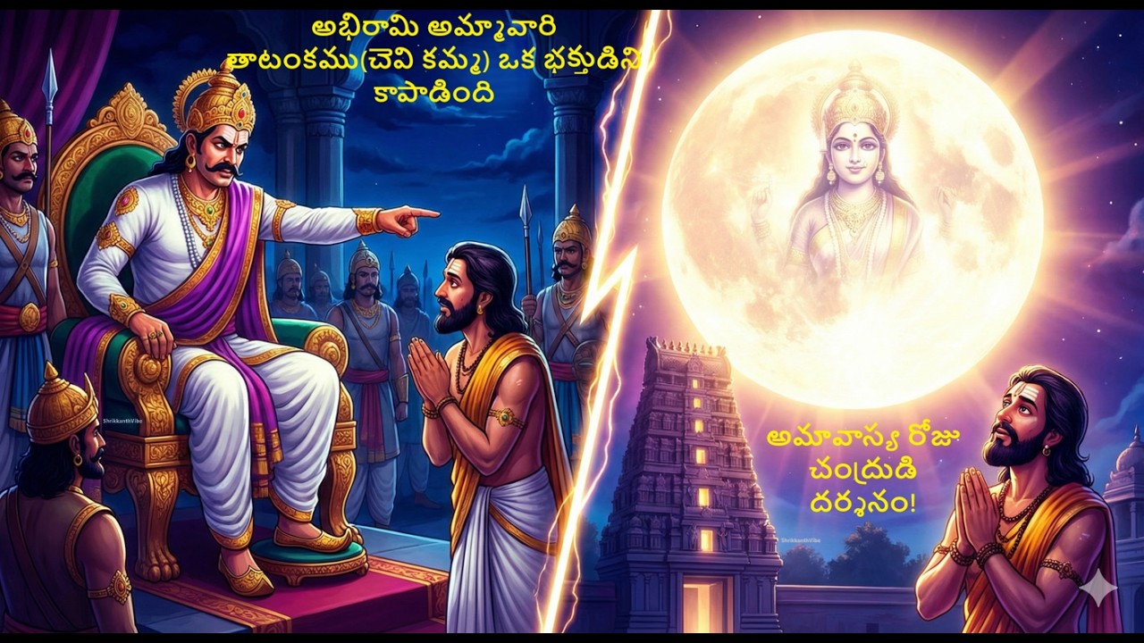 అభిరామి అమ్మవారి అద్భుత మహిమలు! అమావాస్య పౌర్ణమిగా ఎలా మారింది? 🌕 | Shrikkanth K
