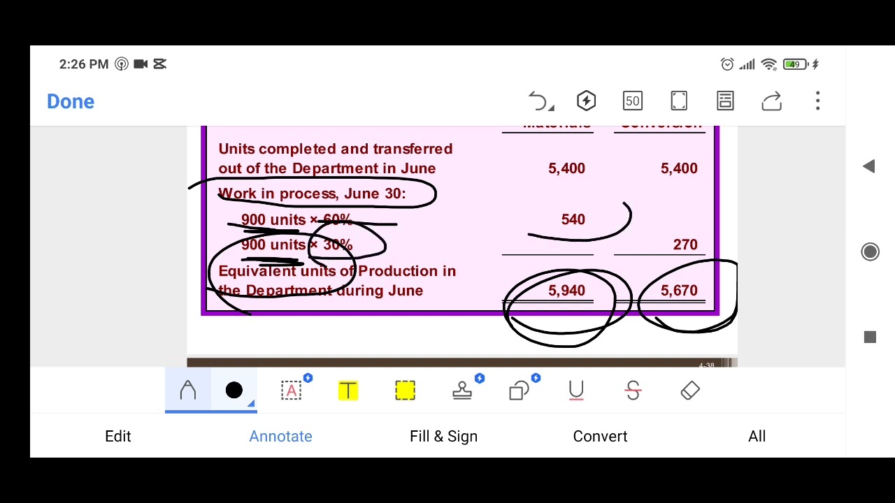 Process coasting| part 3 cost per equivalent units 