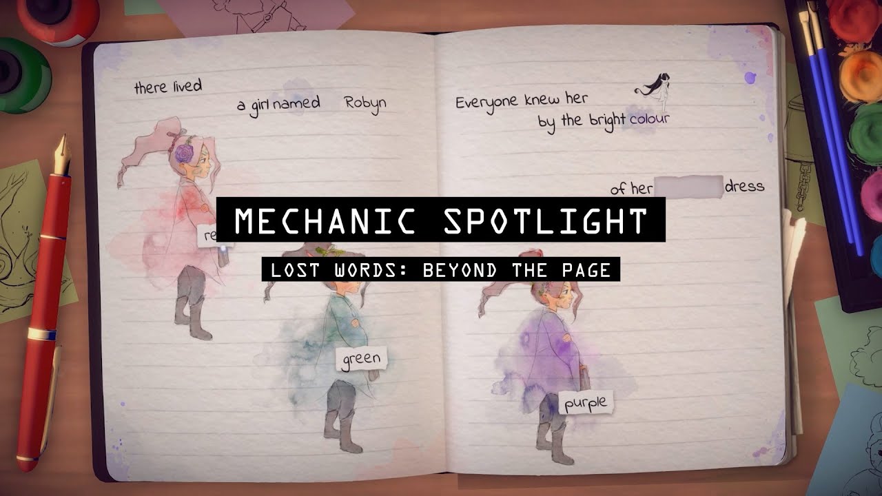 SGF February 2021 - Game Mechanic Spotlight: Lost Words: Beyond the Page