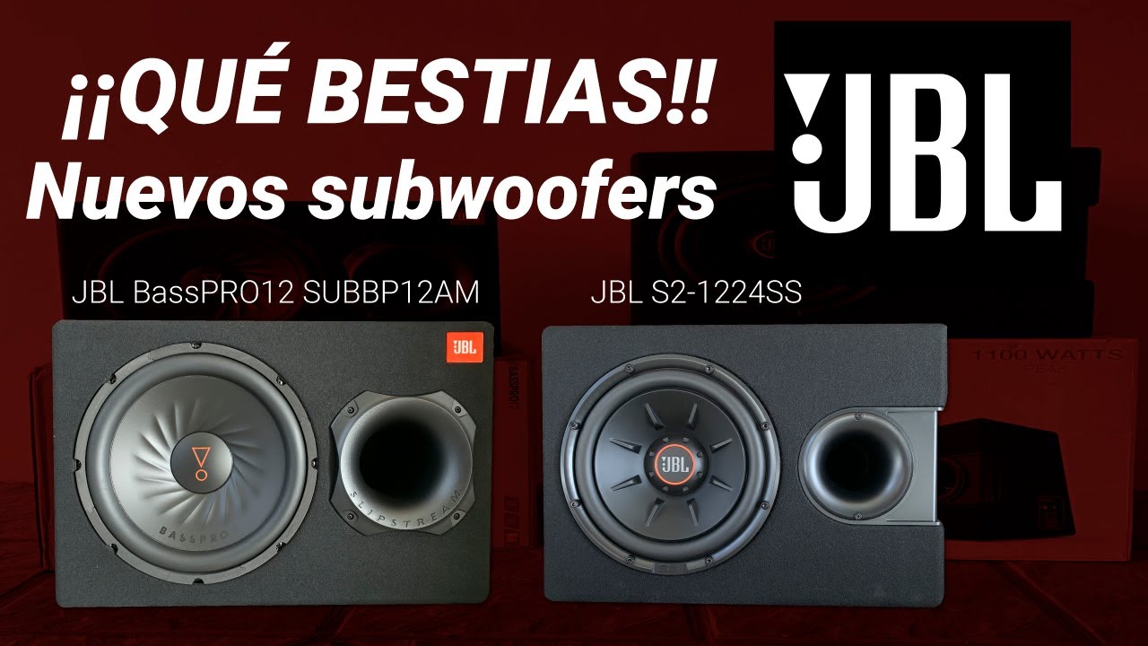 Nuevos subwoofers JBL S2 1224SS y BASSPRO12 | Unboxing y Review | audioonline.com.mx
