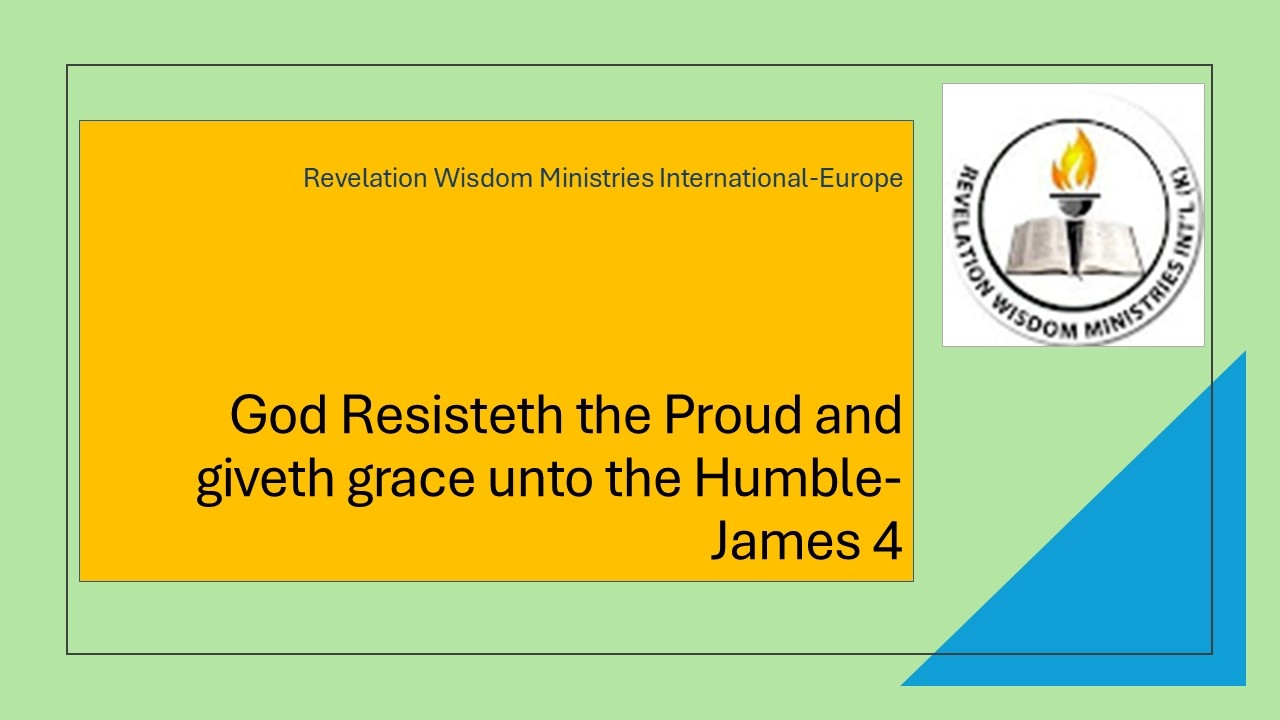 RWMINTL Diaspora Bible Study: James Chapter 4