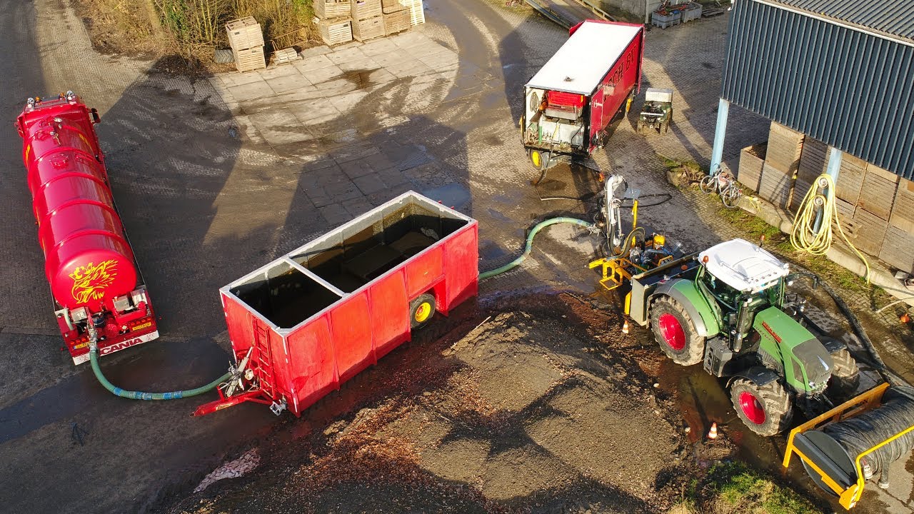 Bouwland bemesten met sleepslang | Visch BV | Scania R500 V8 | Fendt | Gülle | Slurry