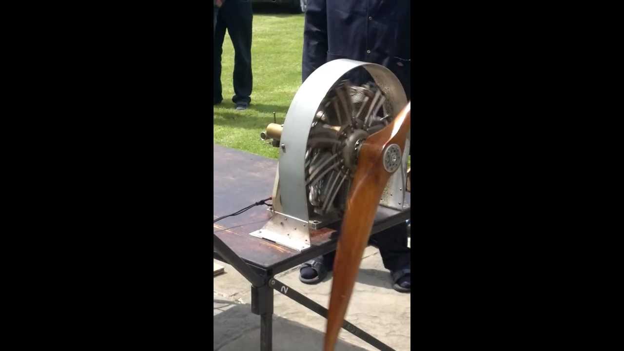 Bentley BR 2 rotary radial 9 cylinder engine 1/3 scale