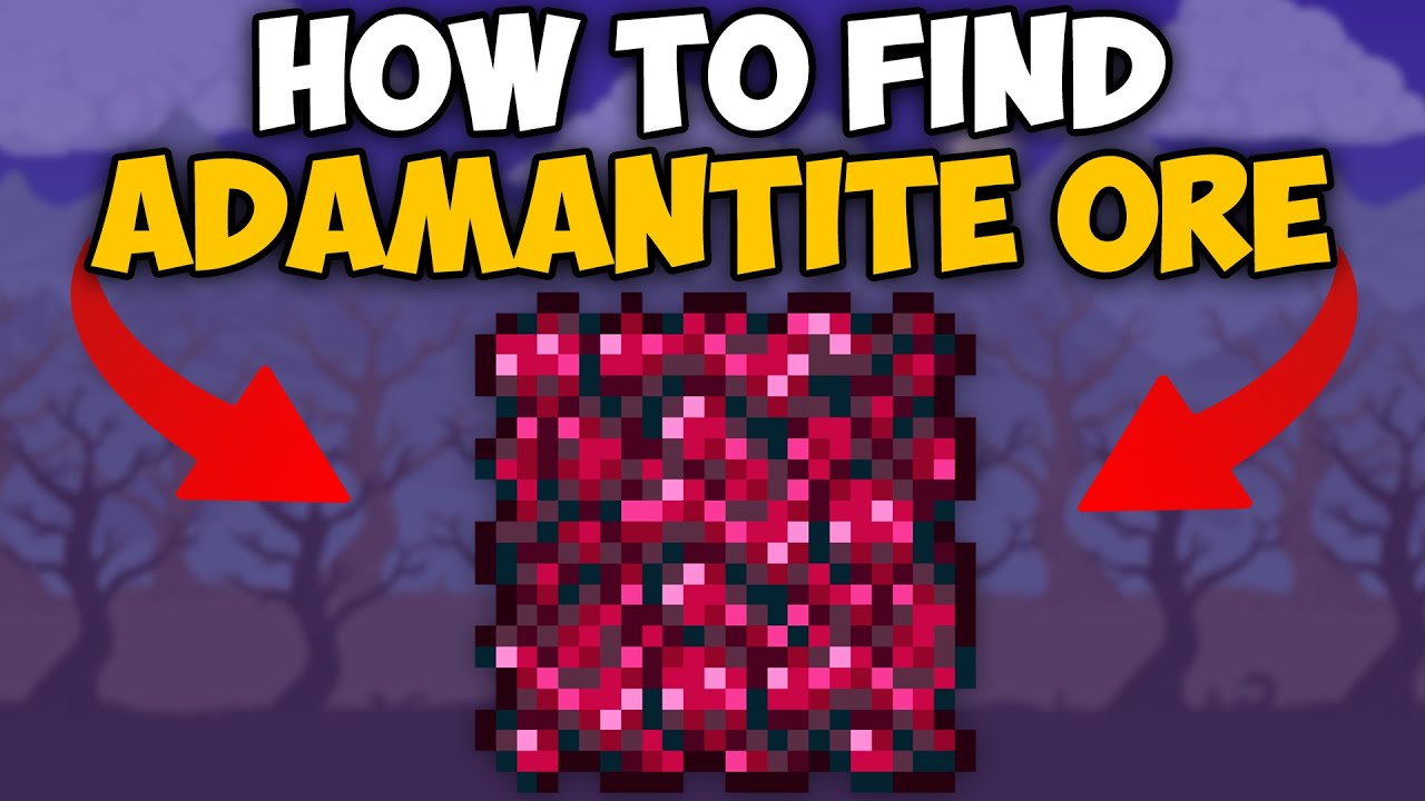 Terraria How To Get Adamantite Ore | Terraria Adamantite Ore 1.4.4.9