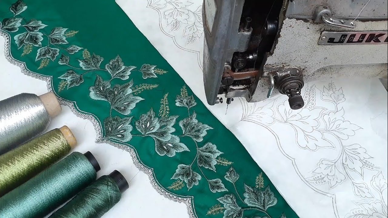 Various styles of embroidery designs for fabric  side decoration, fashion, etc. Part 37