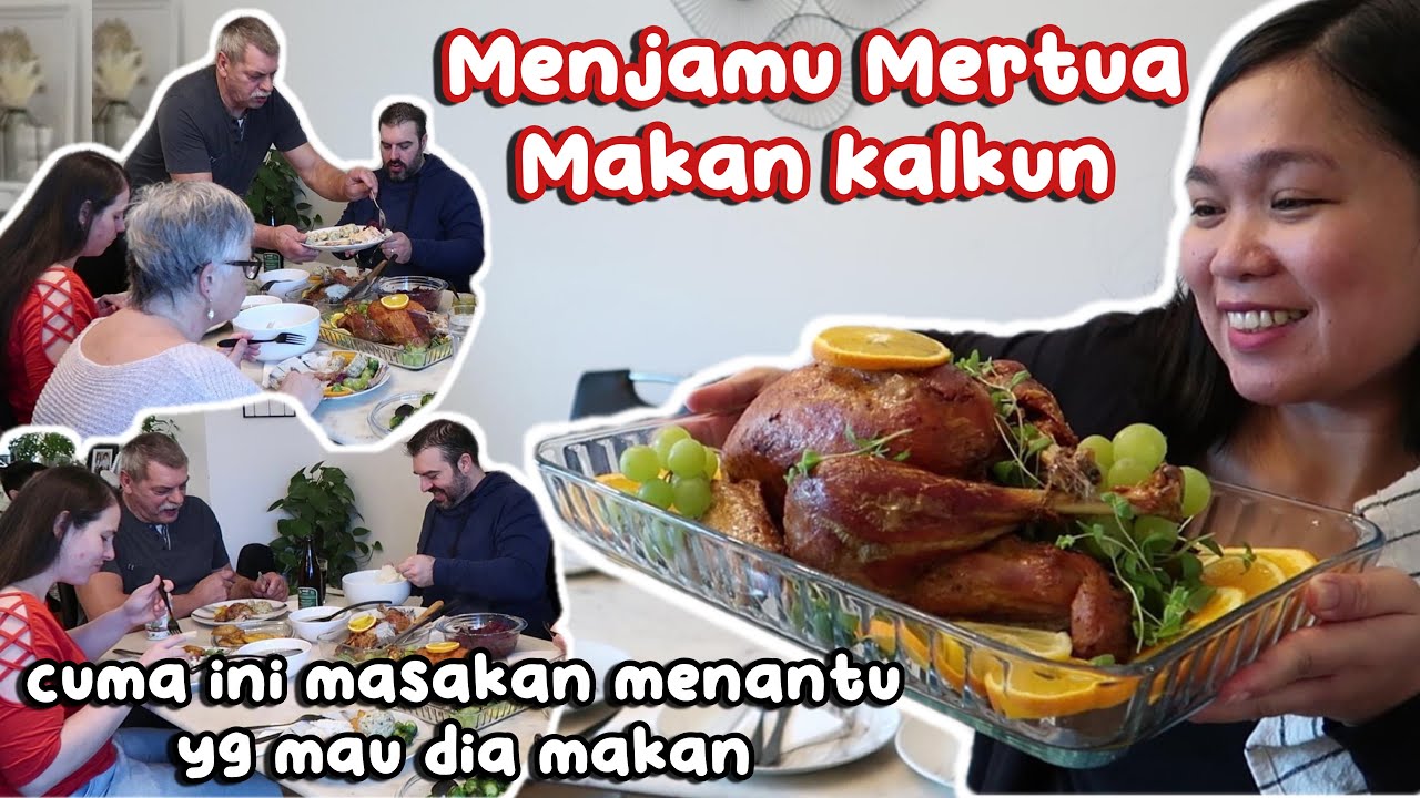 AKHIRNYA LIAT PAK MERTU IKUT MAKAN || MENJAMU MERTUA MAKAN AYAM KALKUN