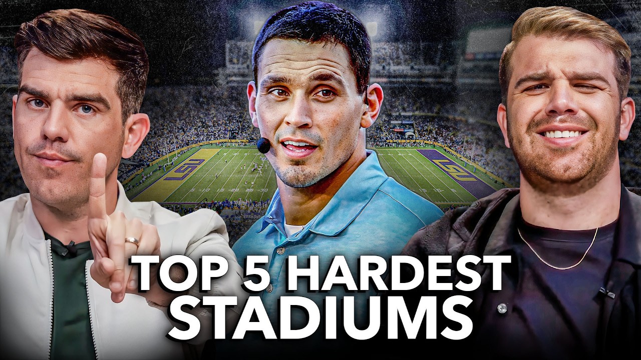 TOUGHEST College Football Stadiums To Play In w/ David Pollack | Crain & Company