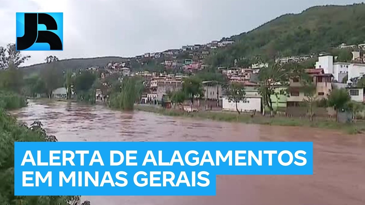 MG: Inmet coloca mais de 720 municípios em alerta laranja para chuvas intensas e alagamentos