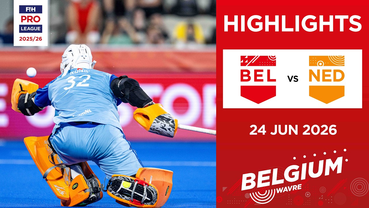 Бельгия &mdash; Нидерланды (мужчины) | Лучшие моменты матча | FIH Hockey Pro League 2025-26 | 24 июня 2026