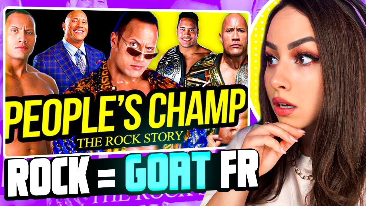 Девушка смотрит WWE - История Рока (Реакция на документальный фильм о всей карьере)