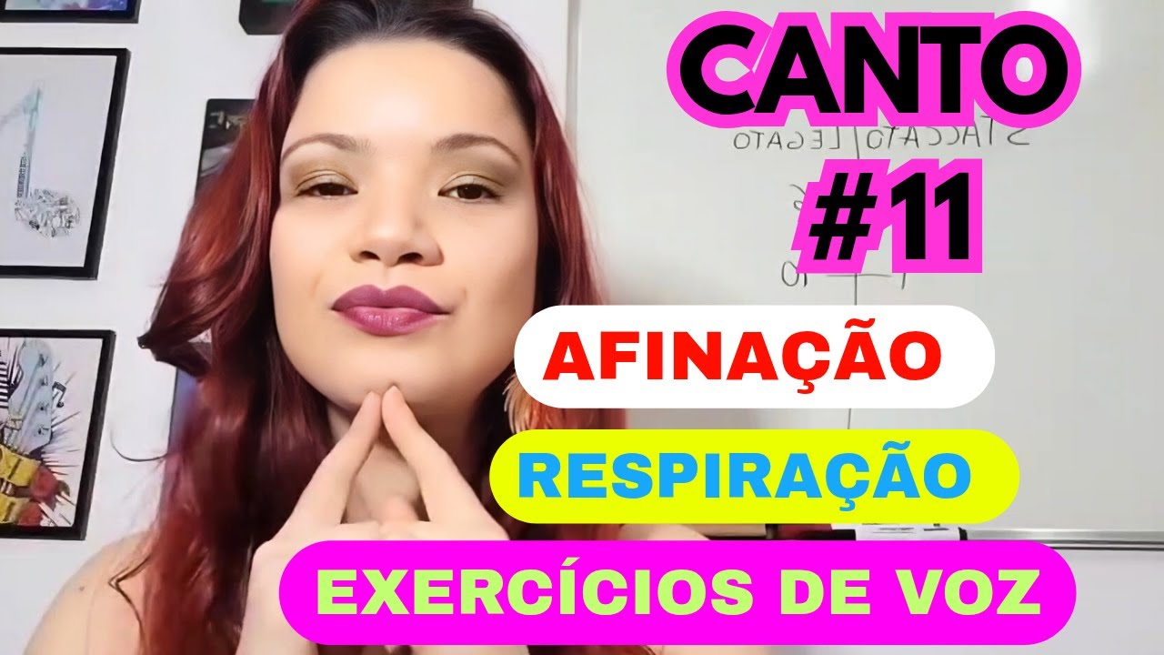 AULÃO de CANTO com EXERCÍCIOS de VOZ e AFINAÇÃO
