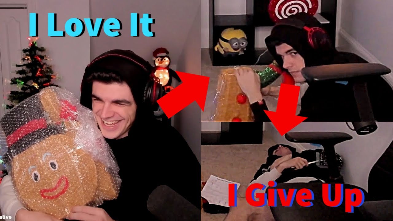 Foolish Gets Angry Putting up Christmas Decorations