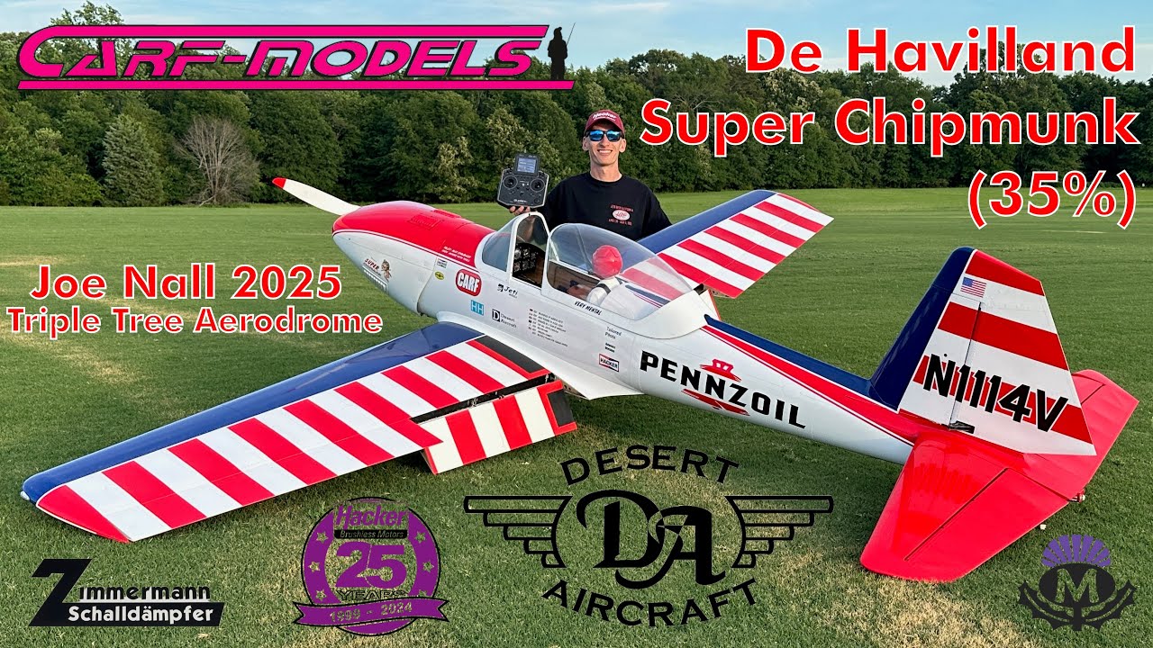 SUPER CHIPMUNK - ART SCHOLL - CARF MODELS - BY MAX CHRUBASIK - AT JOE NALL 2025