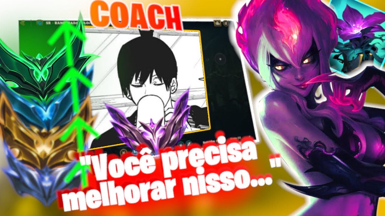 MAIN EVELYNN OURO RECEBE COACH DE UM MESTRE PRA VOLTAR A JOGAR... (FUNCIONOU?)
