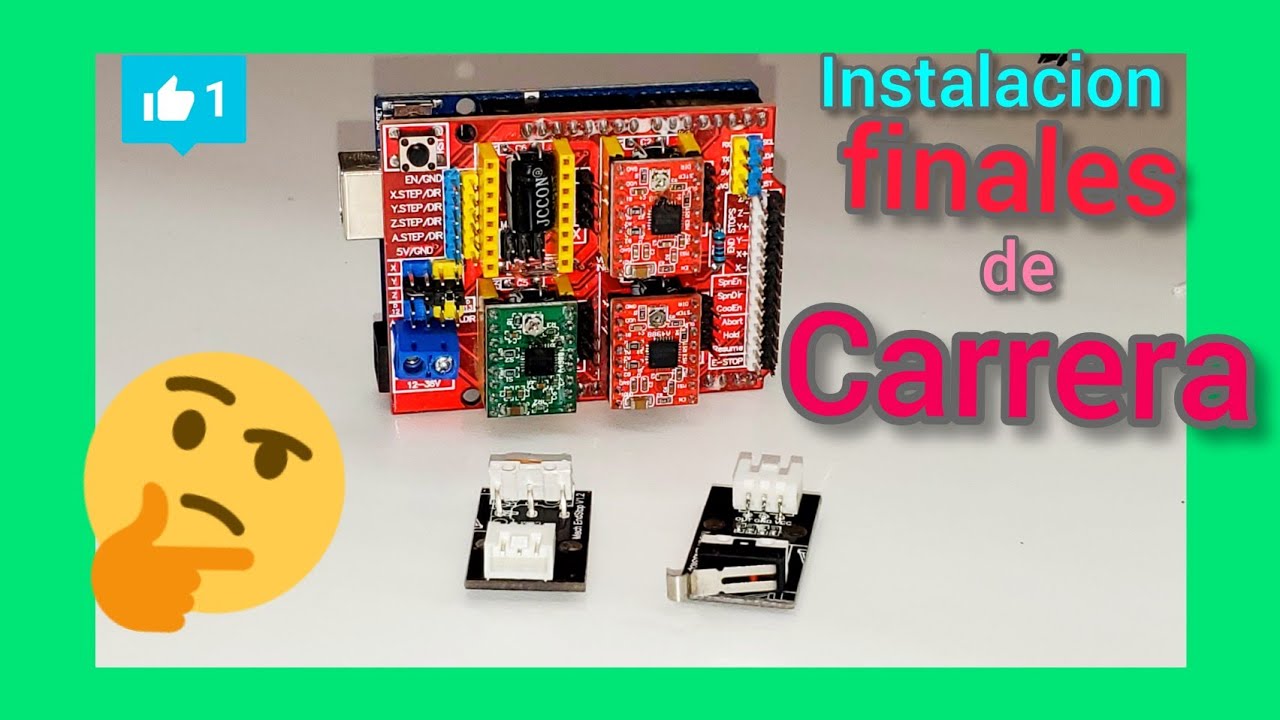 Como hacer el ciclo #HOMING en #CNC casera/ como instalar los finale de carrera