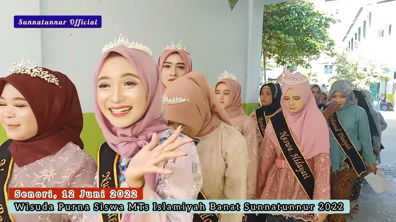 Wisuda Purna Siswa MTs Islamiyah Banat Sunnatunnur Senori Tuban