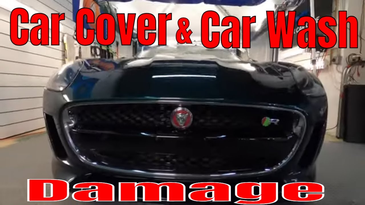 Car Cover And Tunnel Car Wash Damage Removed!!! This is How! Jaguar F-Type R
