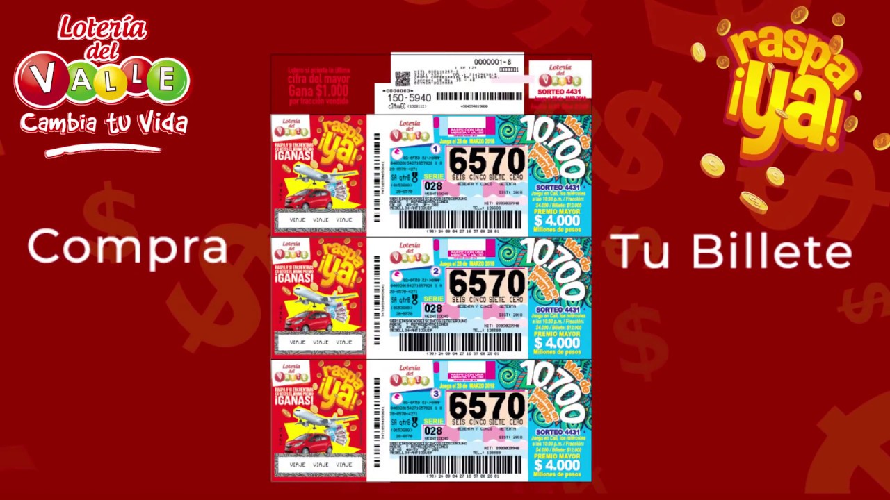 Raspa ya - Lotería del Valle