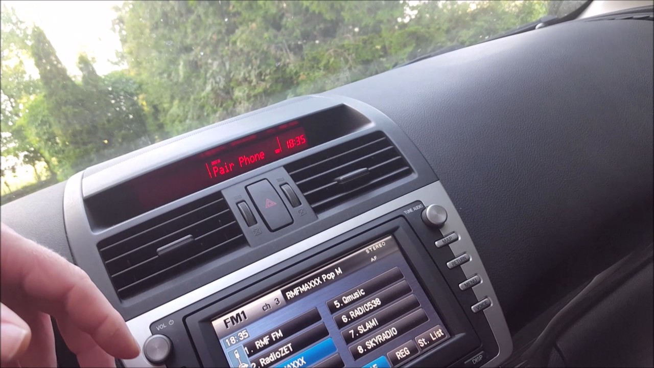 Parowanie telefonu z samochodem Mazda 6 GH