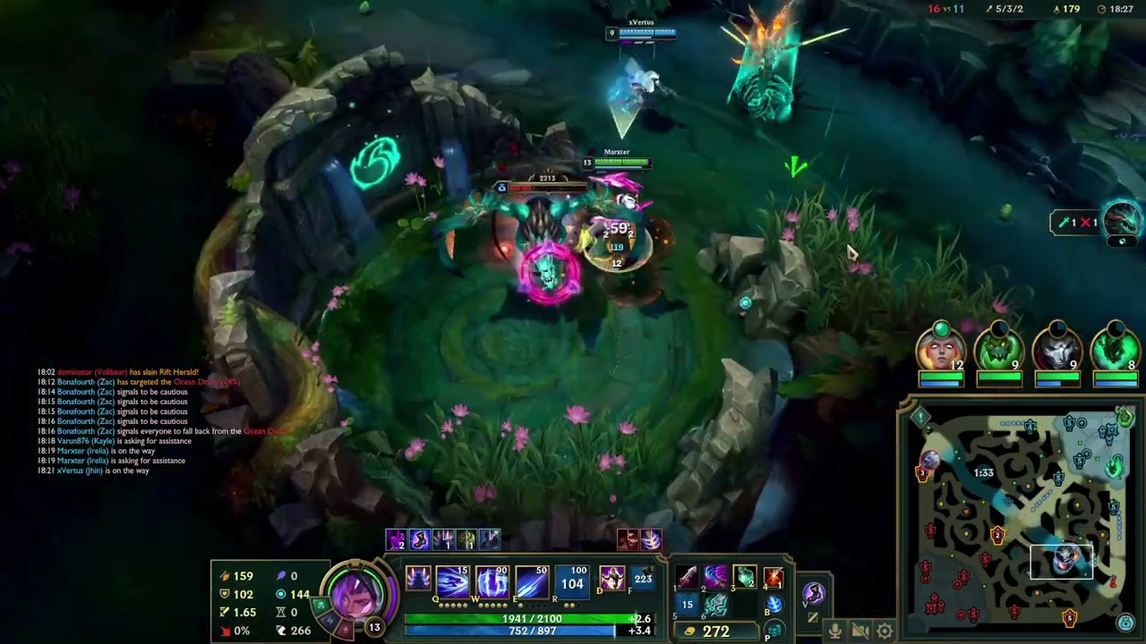 Highlight - League of Legends - Irelia - 9/7/2 - 5v5 Ranked Solo - Lose - 2:04pm