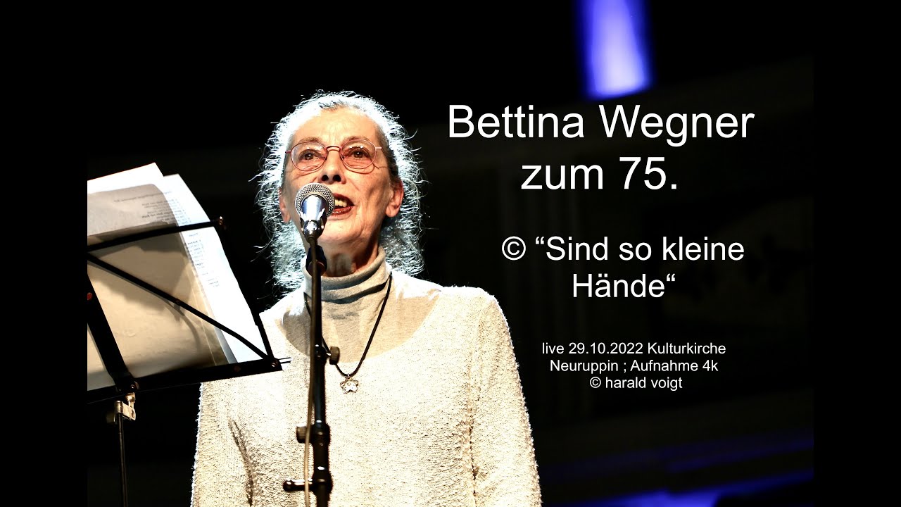 Bettina Wegner zum 75. ©