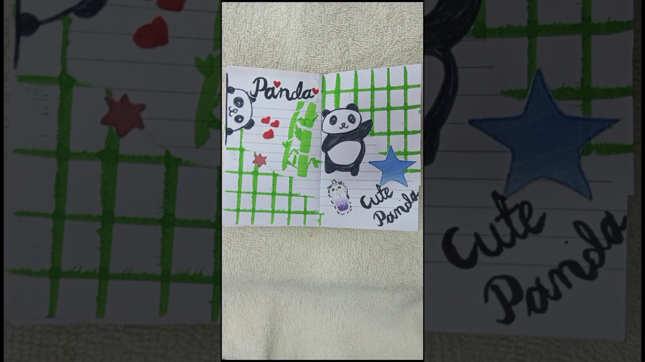 #journal#cute🥰 panda journal#journaling#mini journal# journal 🗒️ideas@Fab_FaZ_art& Journal