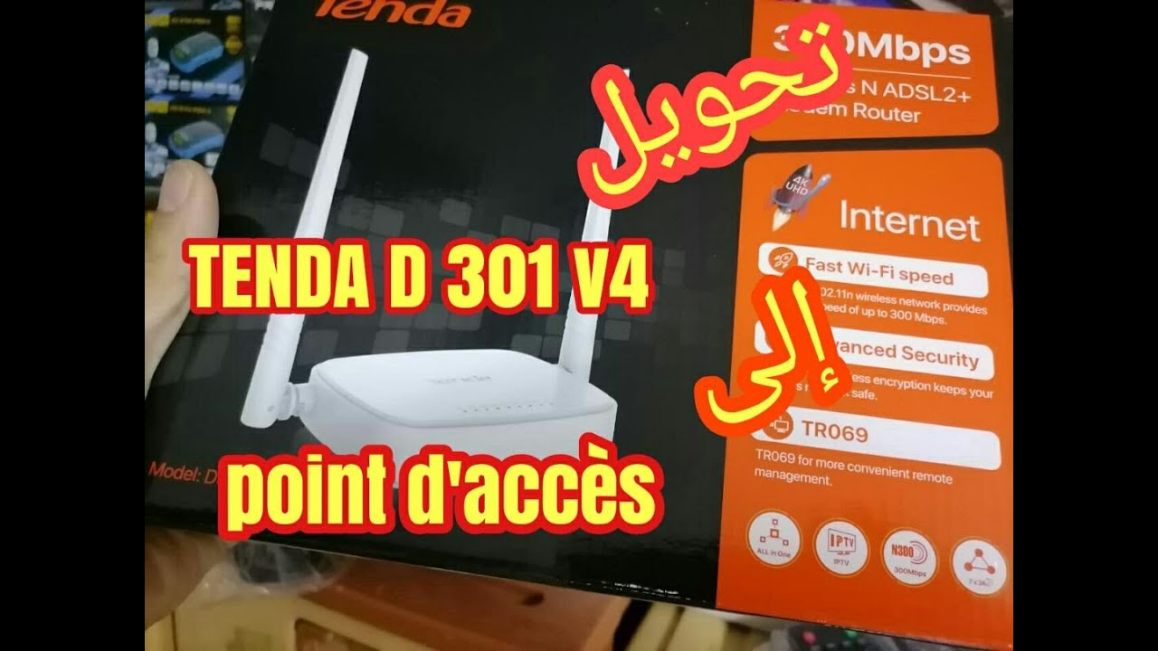 Tenda D301 V4 To ACCES POINT