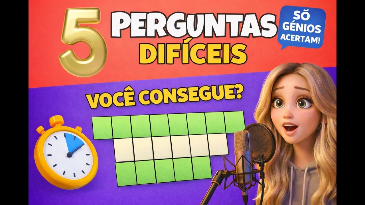 DESAFIO RÁPIDO! SÓ QUEM É ESPERTO ACERTA ESSA PALAVRA!