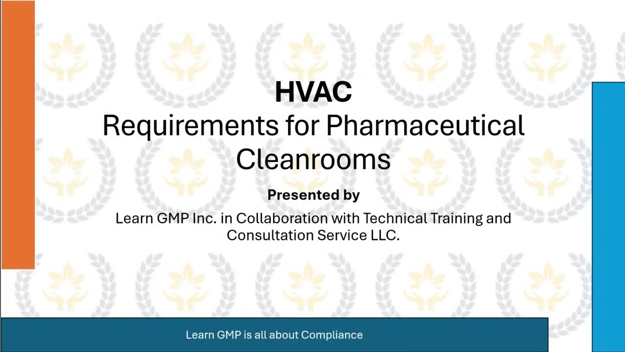 HVAC Requirements for Pharmaceutical Cleanrooms