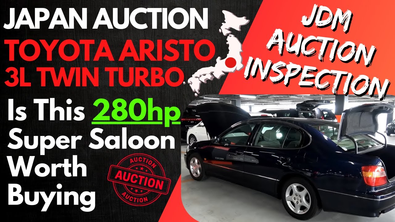 1999 Toyota Aristo V300 JZS161 Twin Turbo | Auction Inspection in Japan | Import Direct