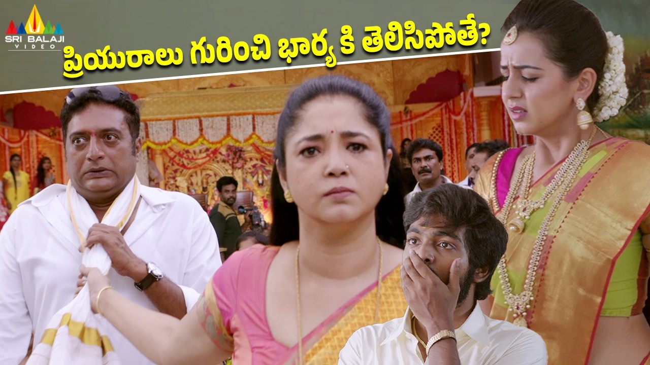 ప్రియురాలు గురించి భార్యకి తెలిసిపోతే? Chennai Chinnodu | Telugu Movie Scenes | Prakash Raj