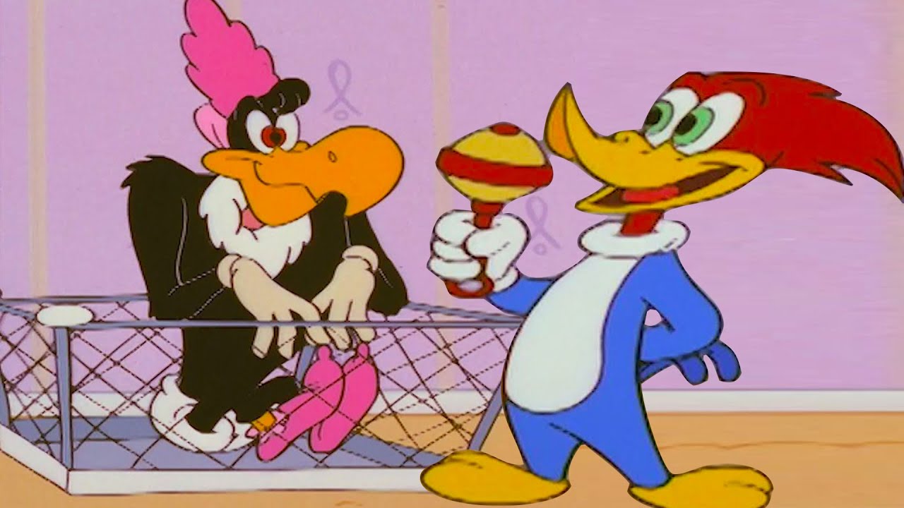 Buzz Pretends to be a Baby | Woody Woodpecker
