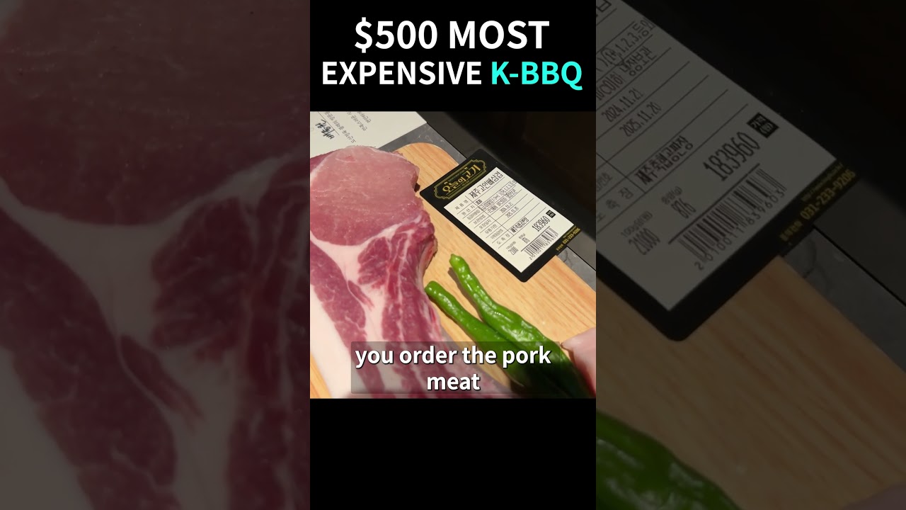 500$ MOST EXPENSIVE K BBQ
