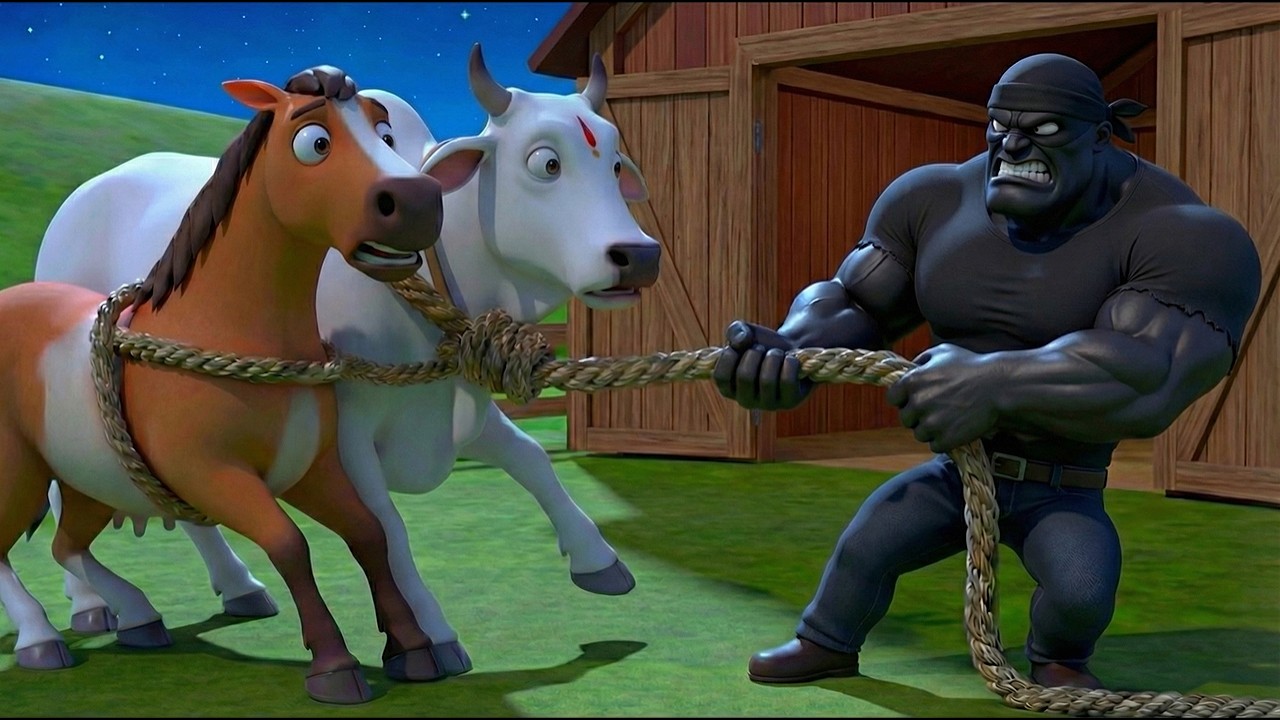 Thief Tried to Rob a Farm… Animals Stopped Him! Old MacDonald