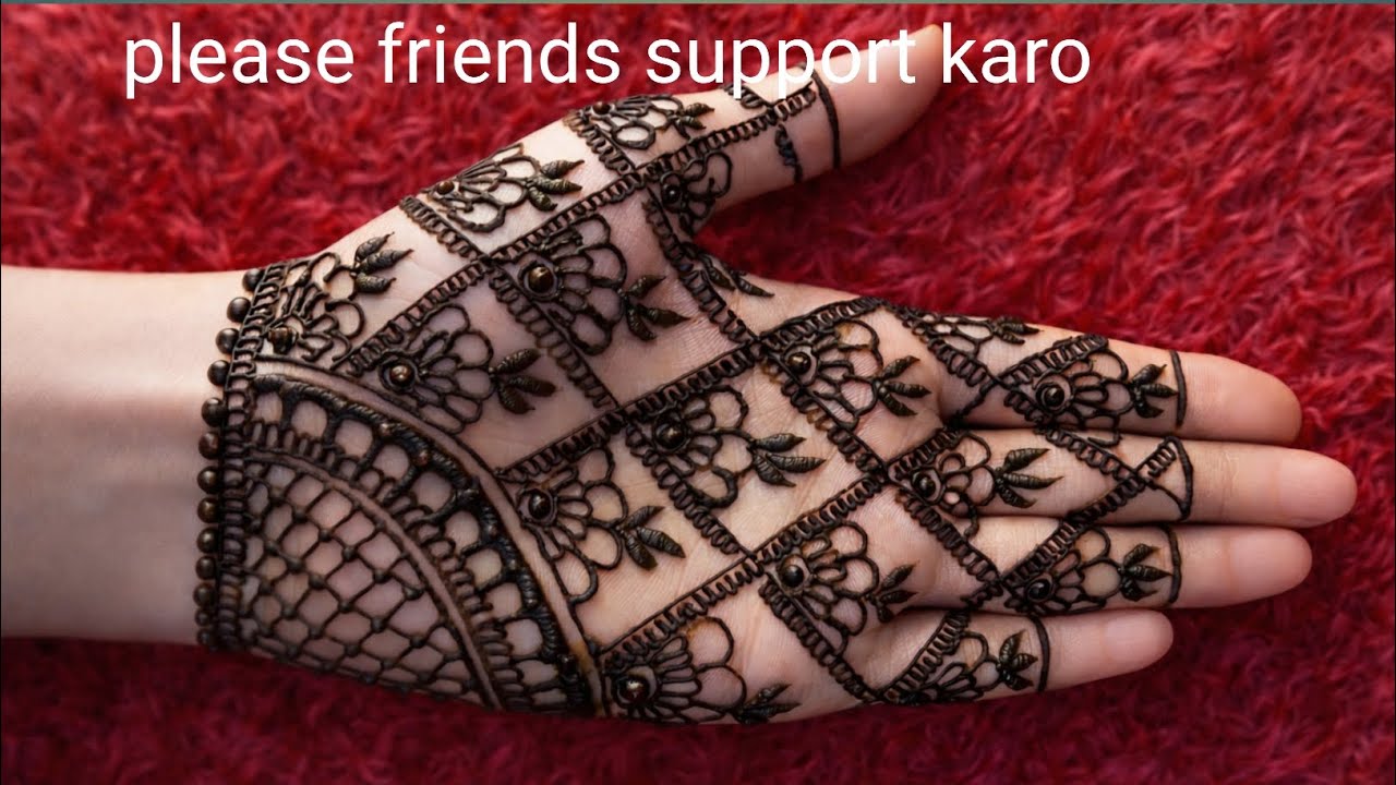 😍Simple and aesthetic mehndi design/viral mehndi/mehndi design/trending mehndi 2026/henna