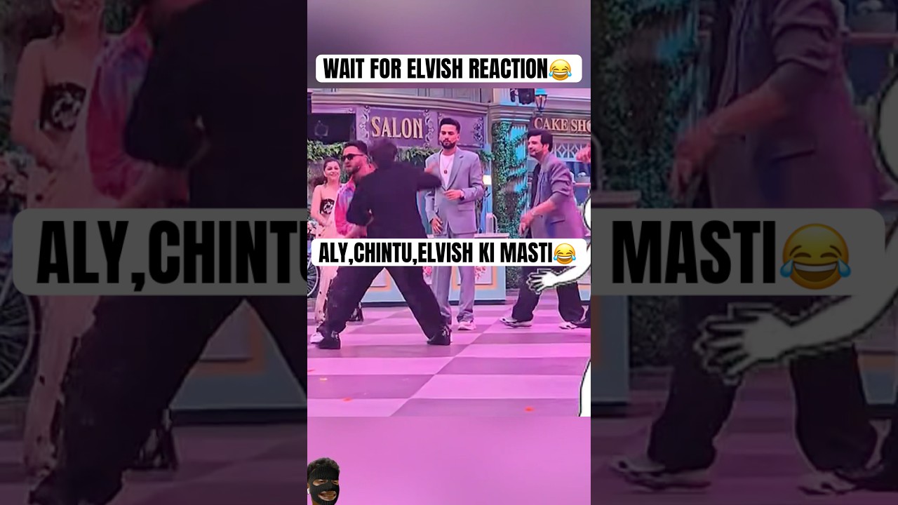 Aly Goni, Samarth Jurel, Elvish Yadav & Rubina Dilaik Fun During Shoot for Laughter Chefs Season 2