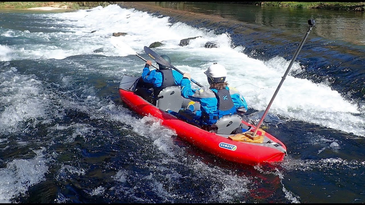 Kayak gonflable Thaya biplace - Rivière Loue Mouthier à Vuillafans