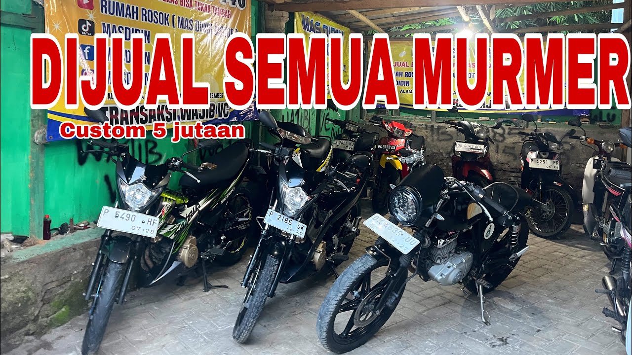 ❌❌TERJUALSEMUA❌❌DIJUAL SEMUA MOTOR BEKAS ADA MINUS DISINI TEMPATNYA…! MOTOR SAWAH OBRAL…‼️