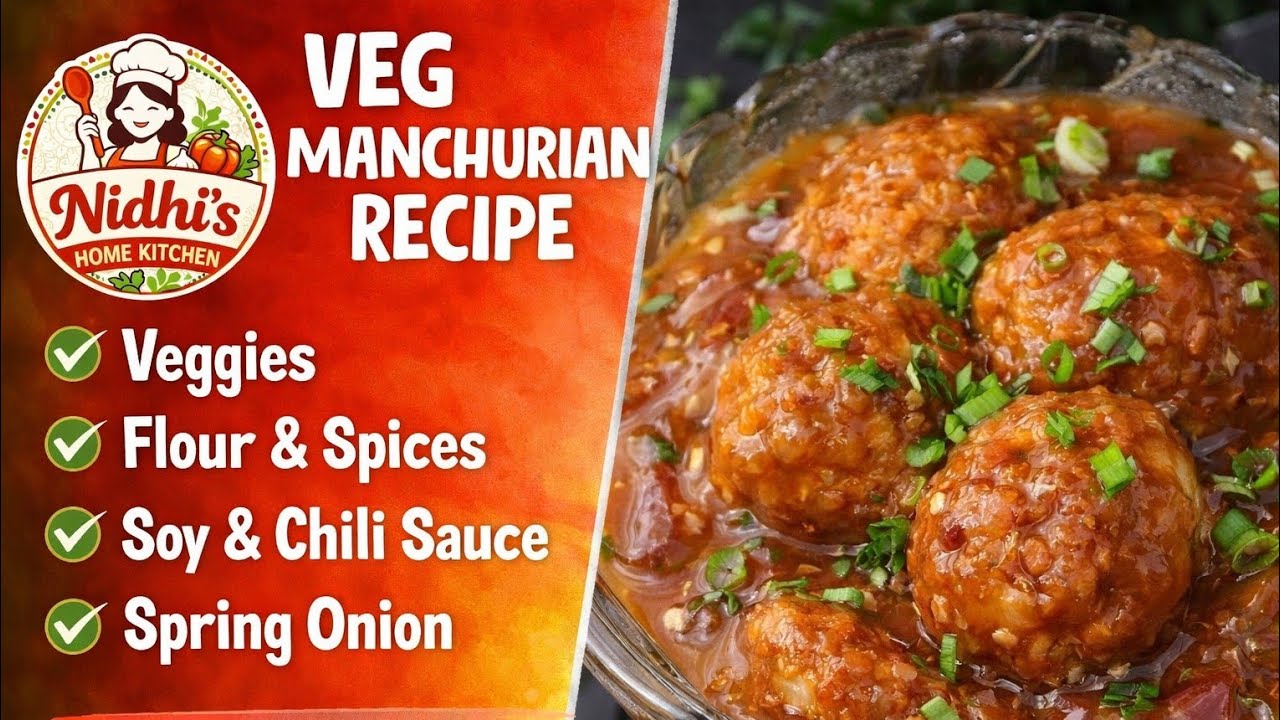 Perfect Veg Manchurian 😍 | Restaurant Style