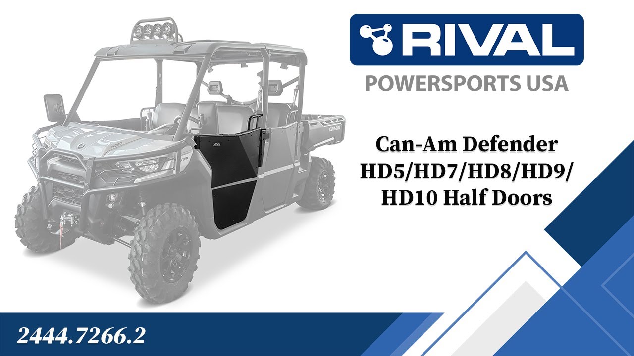 Can-Am Defender Rival Half Doors Fitting VIdeo (2444.7266.2)