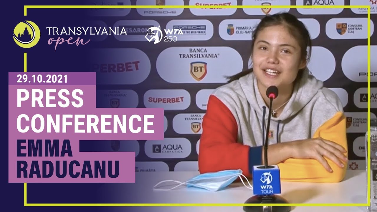 Press Conference - Emma Răducanu/ 29.10.2021