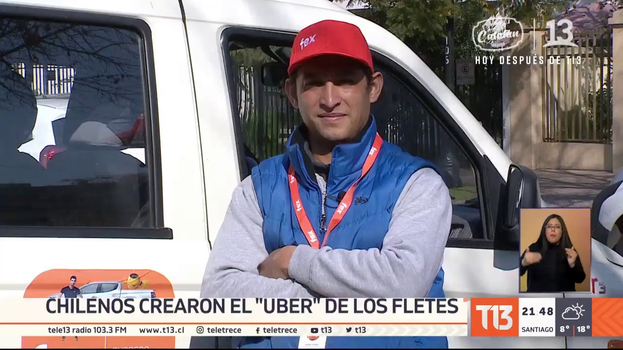 Chilenos crearon el Uber de los fletes