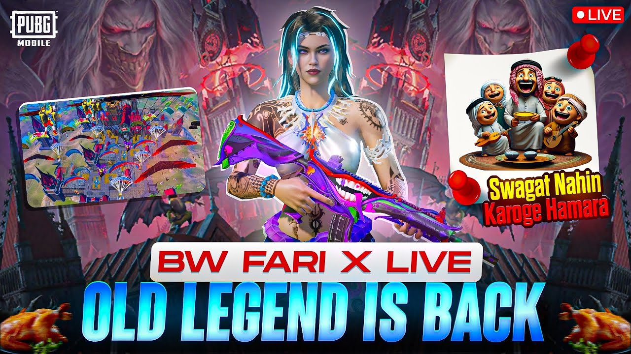 SALAM ❣️ | CONQUEROR HUGYA DONE AB HOGA ULTIMATE MAIN FUN | UPDATE 4.2 | PUBG  MOBILE | BW FARI LIVE