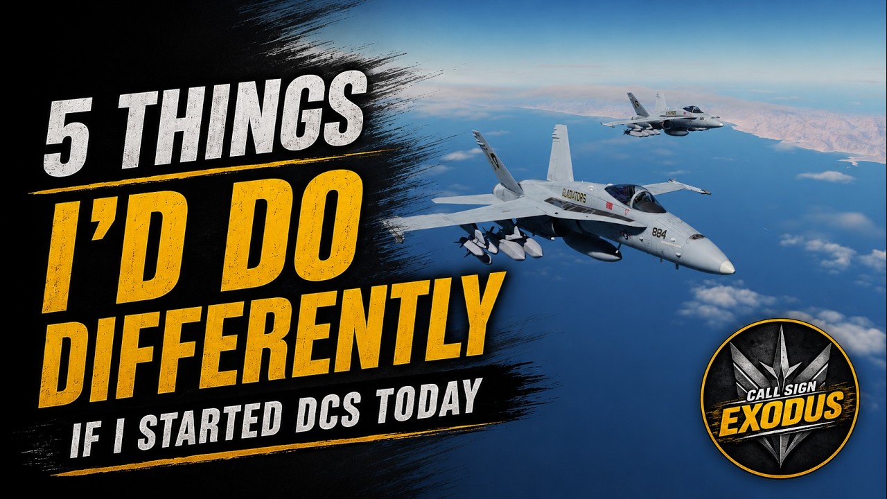 5 вещей, которые я сделал бы иначе, если бы начал играть в DCS сегодня
