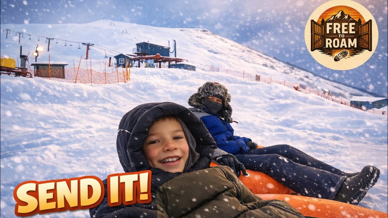 Our First Time Snow Tubing at Arctic Valley Ski Area