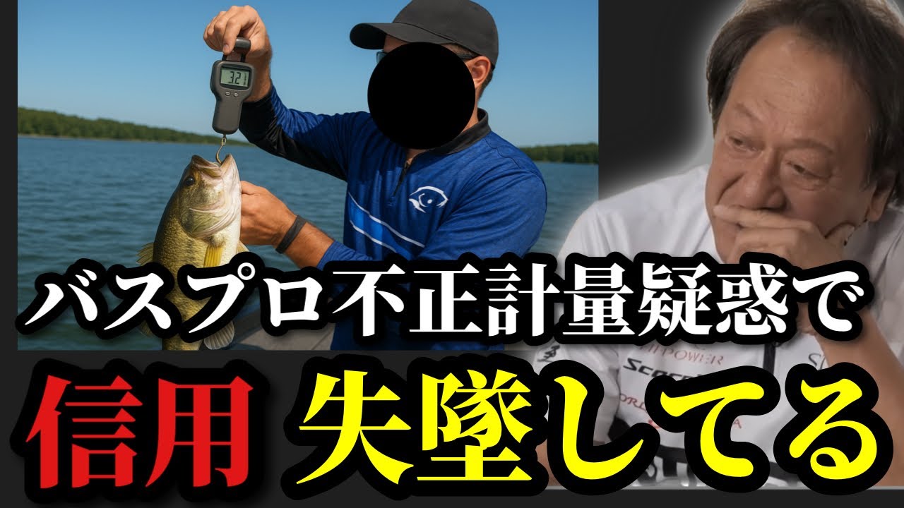 【村田基】※バスプロの計量不正疑惑で信用失墜※【村田基切り抜き】