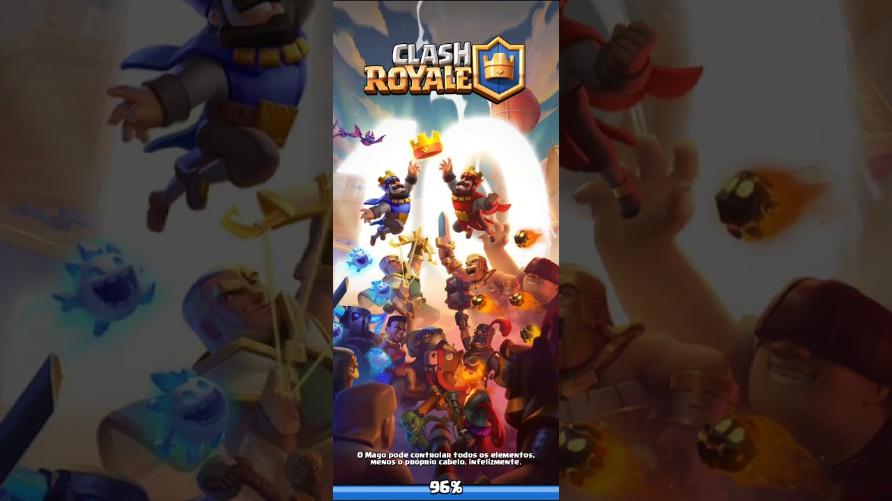 Jogando clash royale!