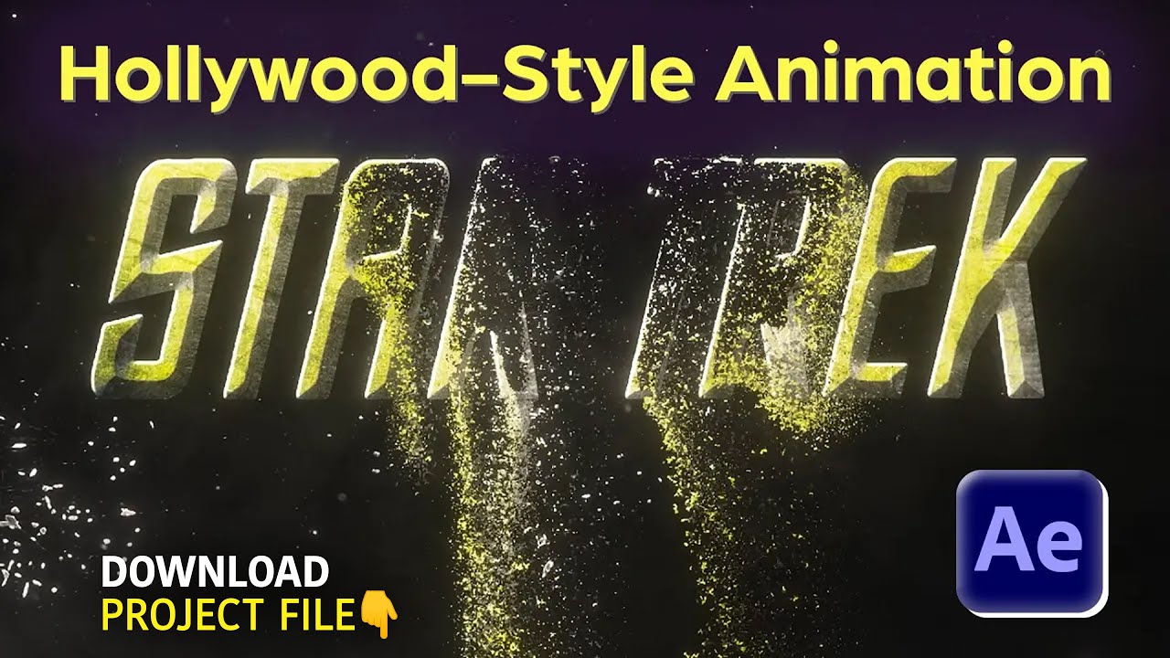 Hollywood-Style Particles Logo Animation | After Effects Tutorial | (No PlugIns)