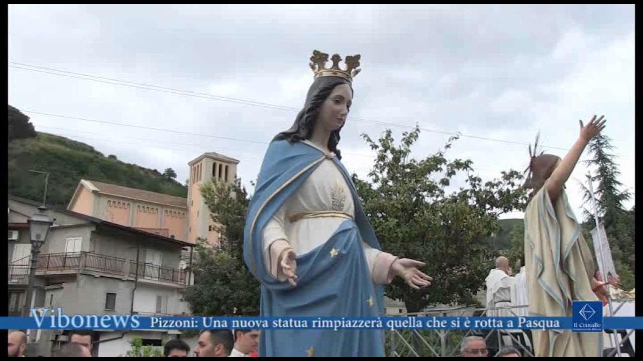 Pizzoni   Una nuova statua rimpiazzerà quella che si è rotta a Pasqua