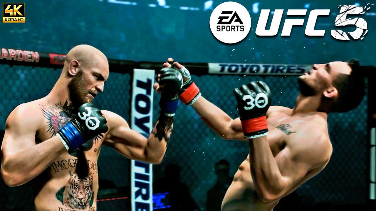 EA Sports UFC 5 — Лучшие нокауты и технические нокауты. Том 1 [4k 60 кадров в секунду]